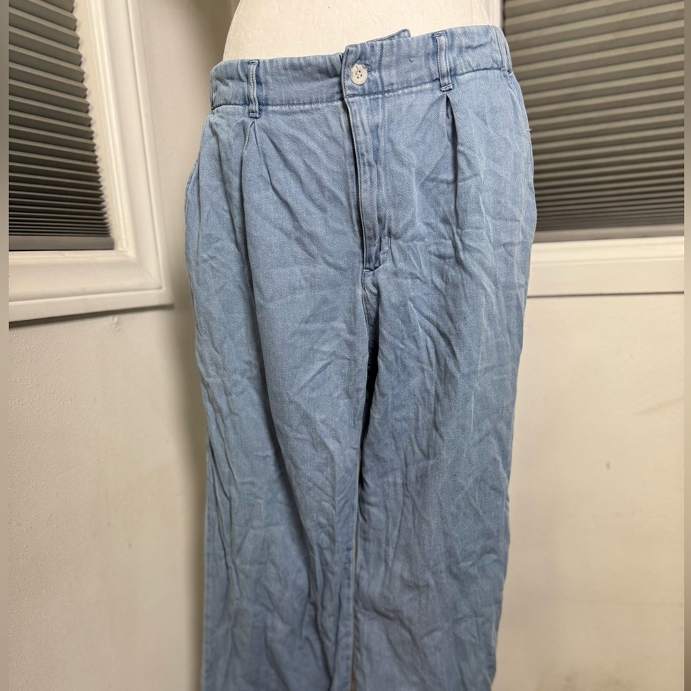 Cloth & Stone Chambray Pants | Early 2000s Minimal Aesthetic | Medium